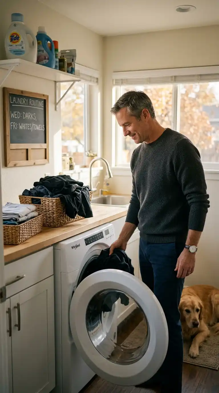 16. Create a Weekly Laundry Routine That Feels Realistic