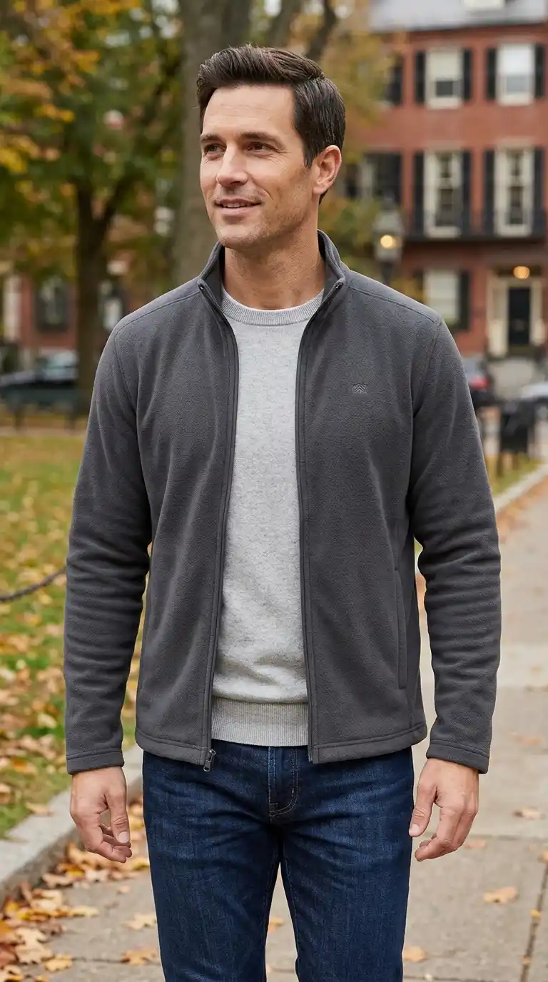 17. Minimalist Fleece Jacket