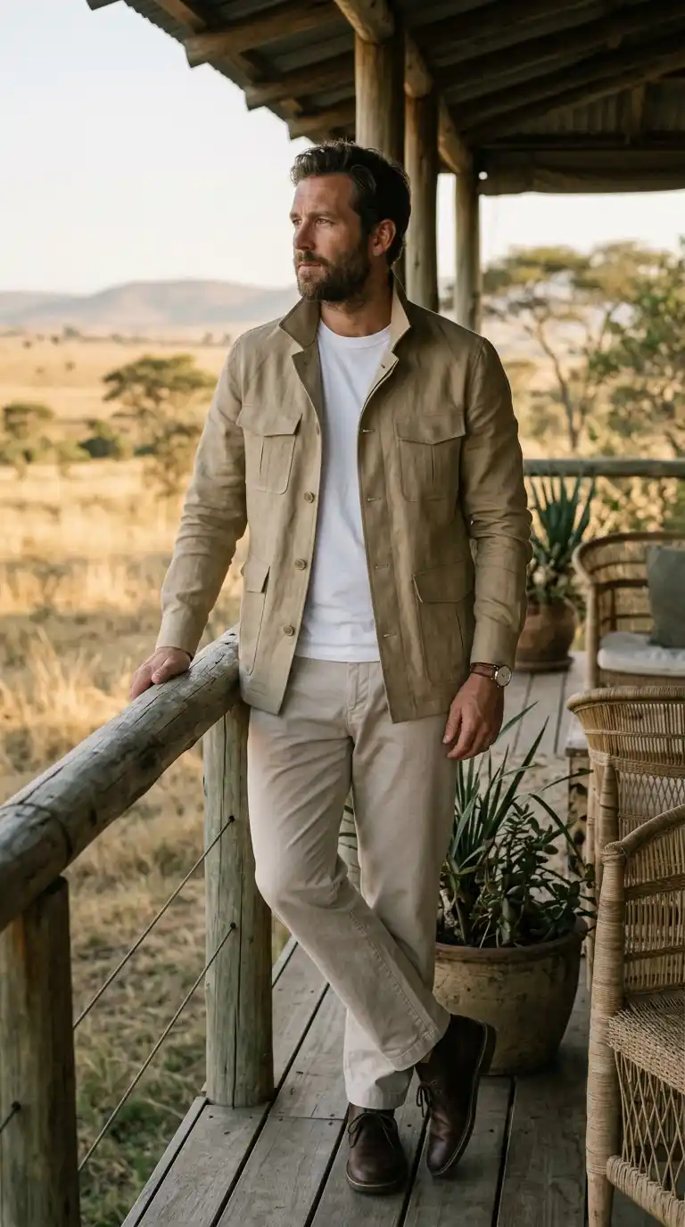 19. Minimalist Safari Jacket