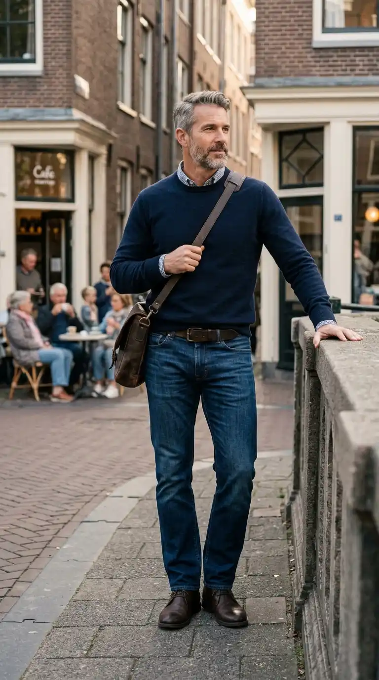 13 Capsule Wardrobe Pieces Every Man Needs 5 2. Dark Wash Jeans