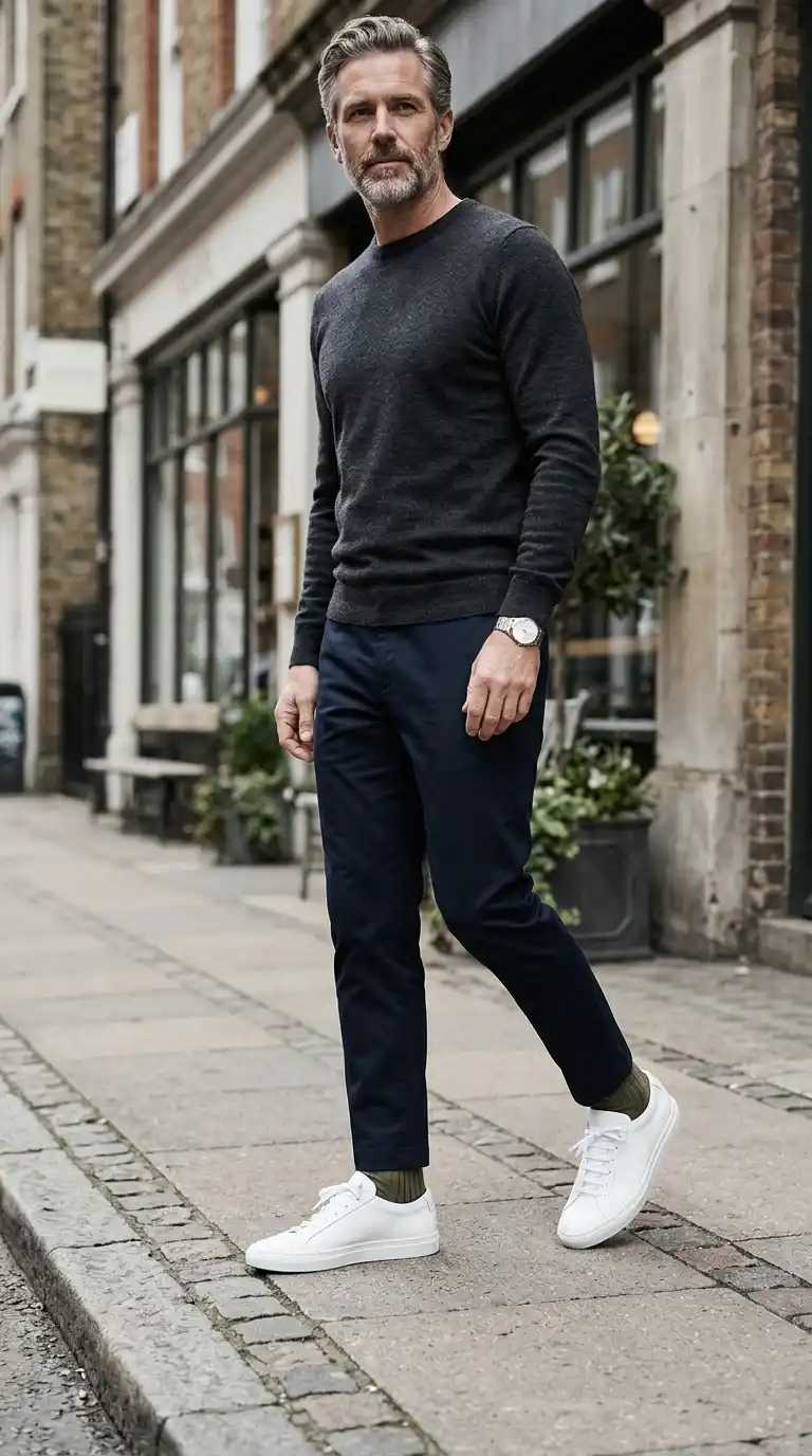 13 Minimalist Men’s Style for Beginners (No Fashion Degree Needed) 5 2. Invest in One Pair of Clean White Sneakers