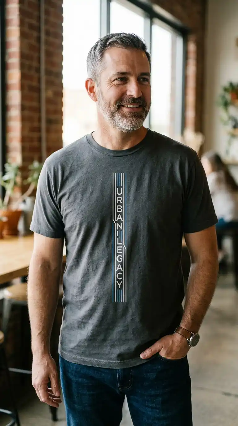20 Curvy-Friendly Graphic Tees for Curvy Men Over 40 5 2. Vertical Graphic Print Tees That Elongate the Body