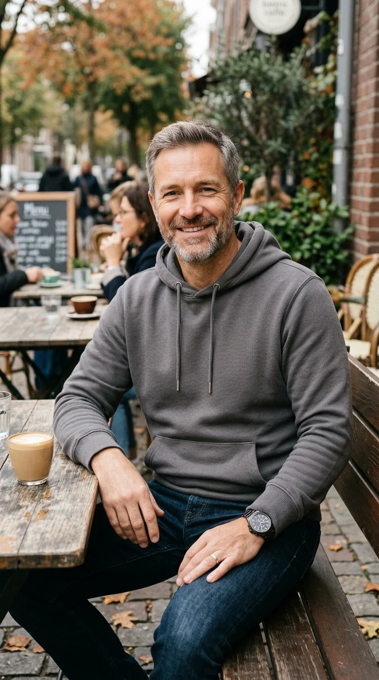 3. Neutral Color Hoodie