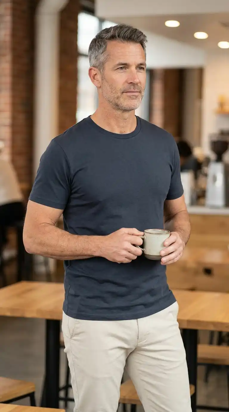 13 Capsule Wardrobe Pieces Every Man Needs 6 3. Neutral Crew Neck T-Shirts