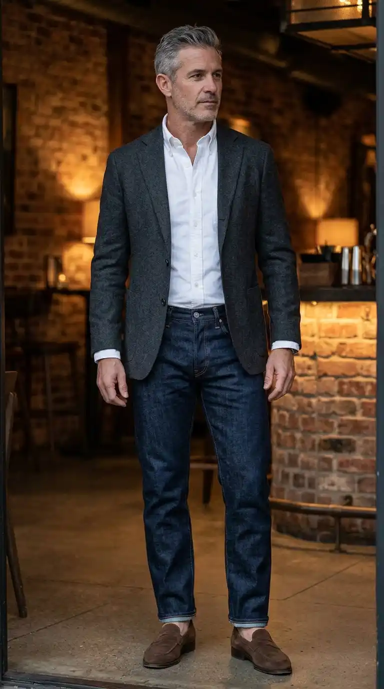 13 Minimalist Men’s Style for Beginners (No Fashion Degree Needed) 7 4. Build Around Versatile Jeans and Chinos