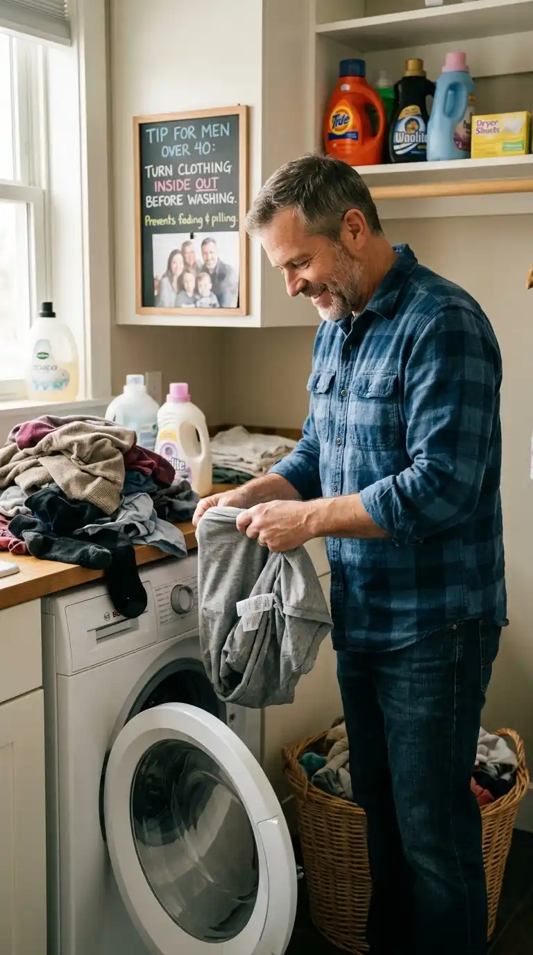 4. Turn Clothing Inside Out Before Washing