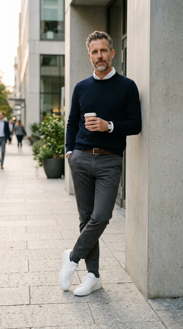 4. White Minimalist Sneakers