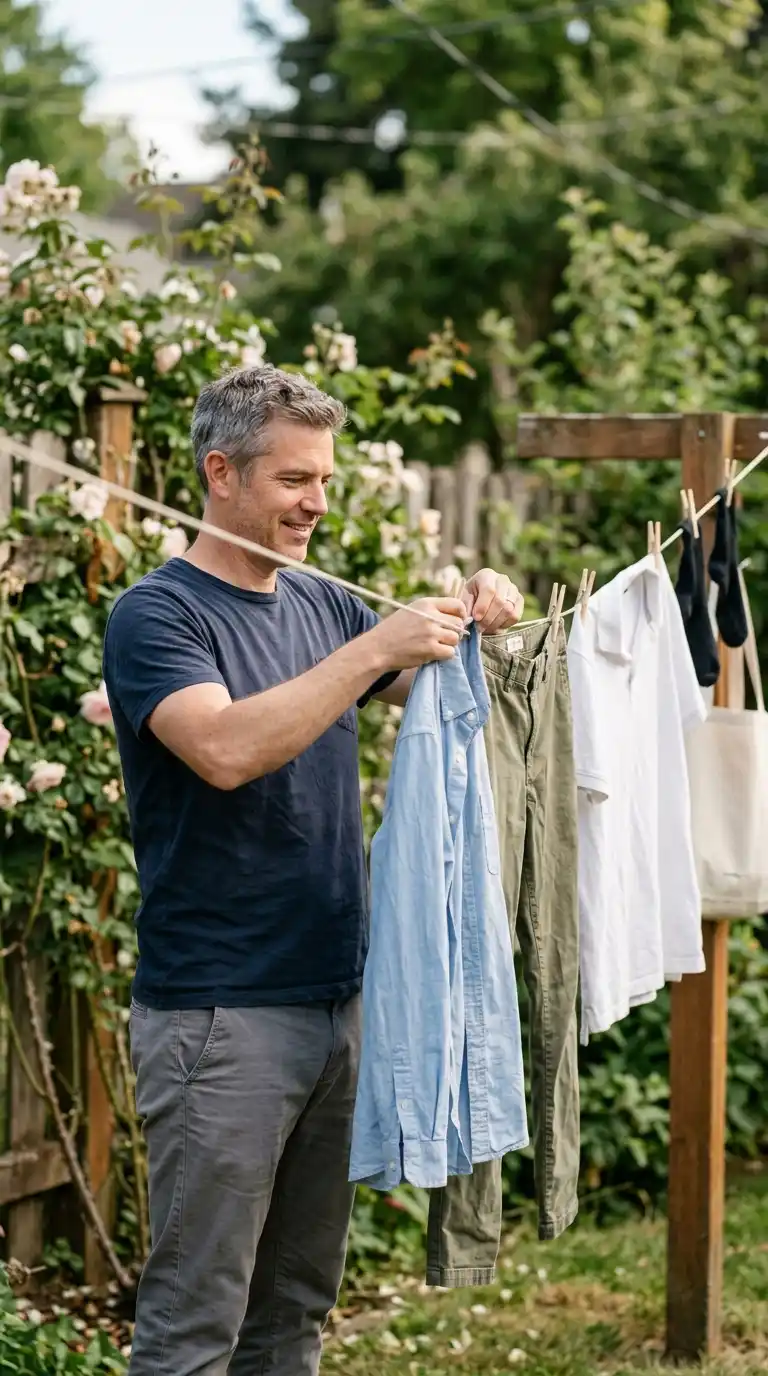 7. Air Dry Clothing Whenever You Can