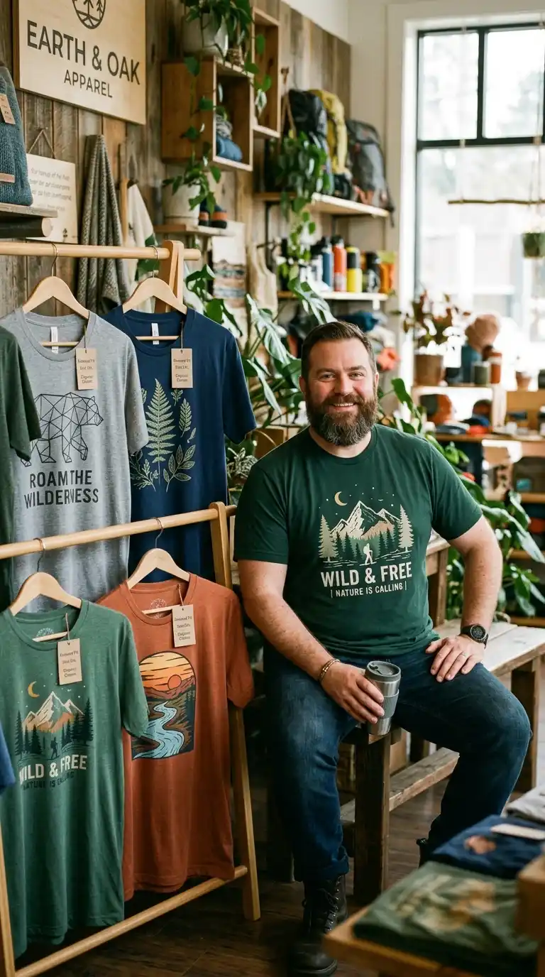 20 Curvy-Friendly Graphic Tees for Curvy Men Over 40 11 8. Nature-Inspired Graphic Tees for a Relaxed Style