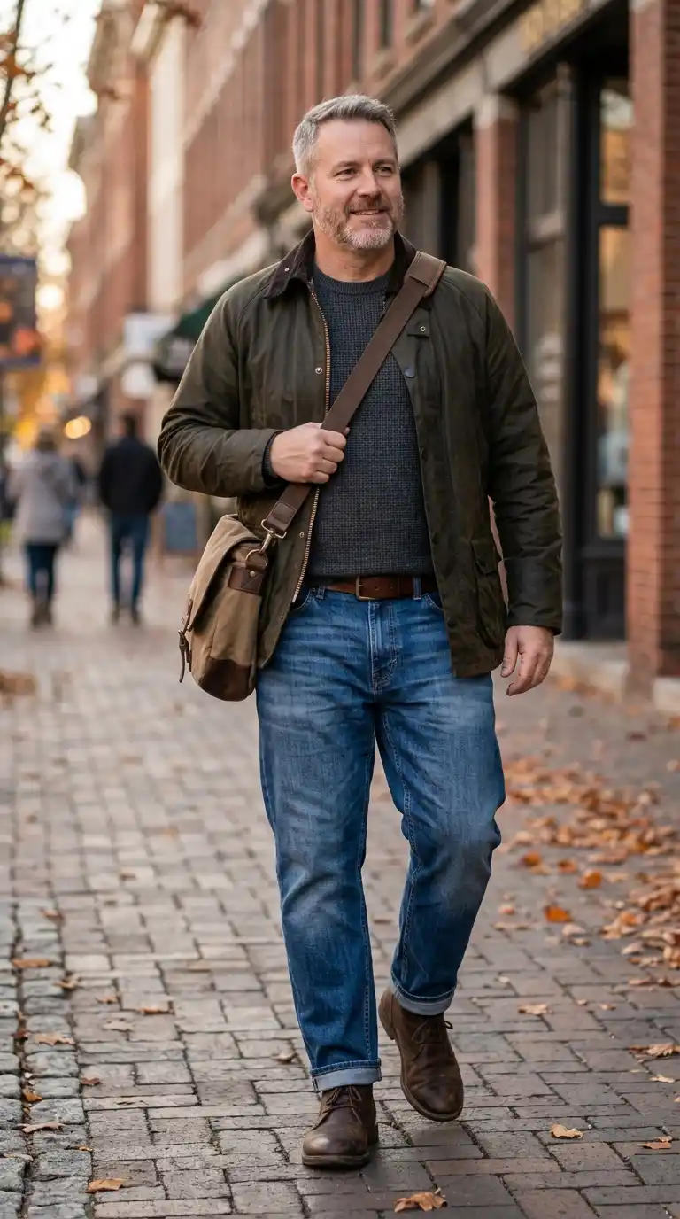 9. Loose Taper Jeans That Look Good on Curvy Men