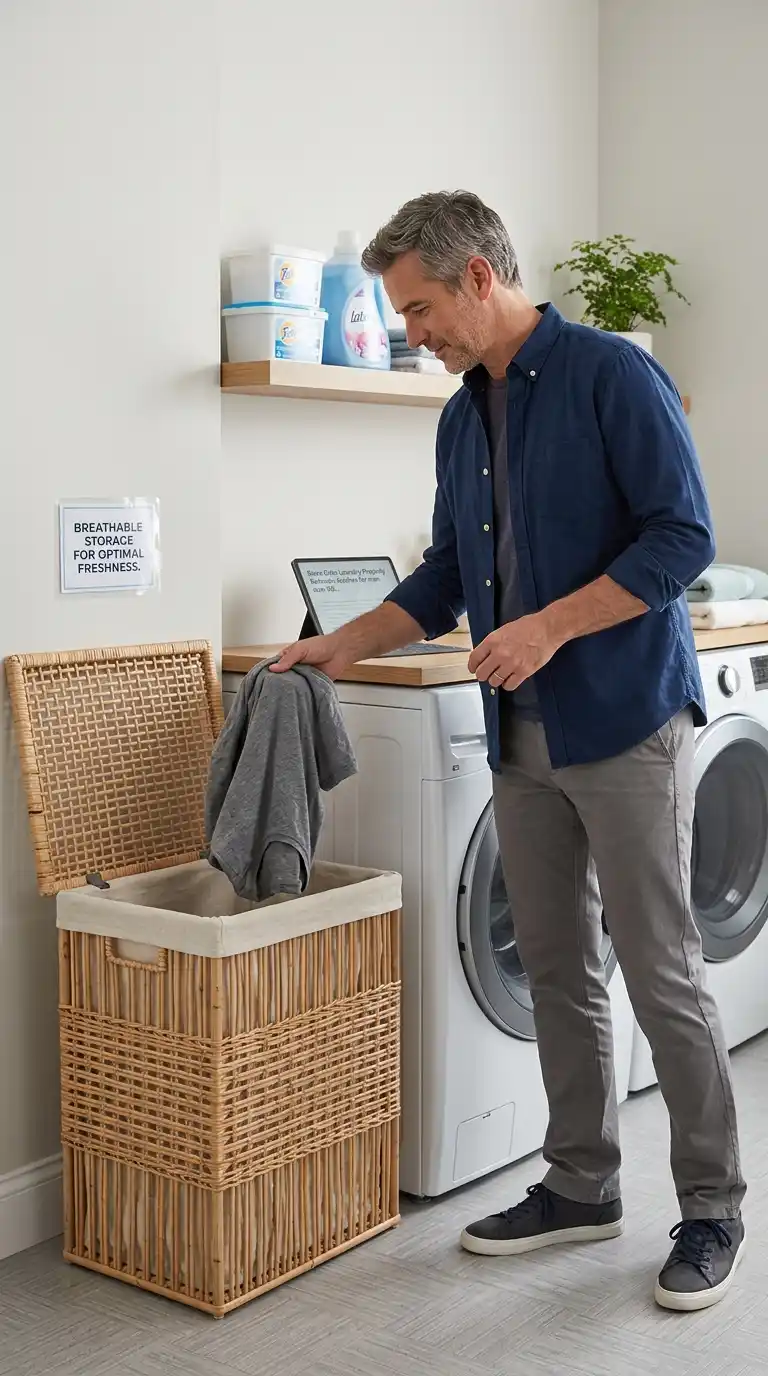9. Store Dirty Laundry Properly Between Washes