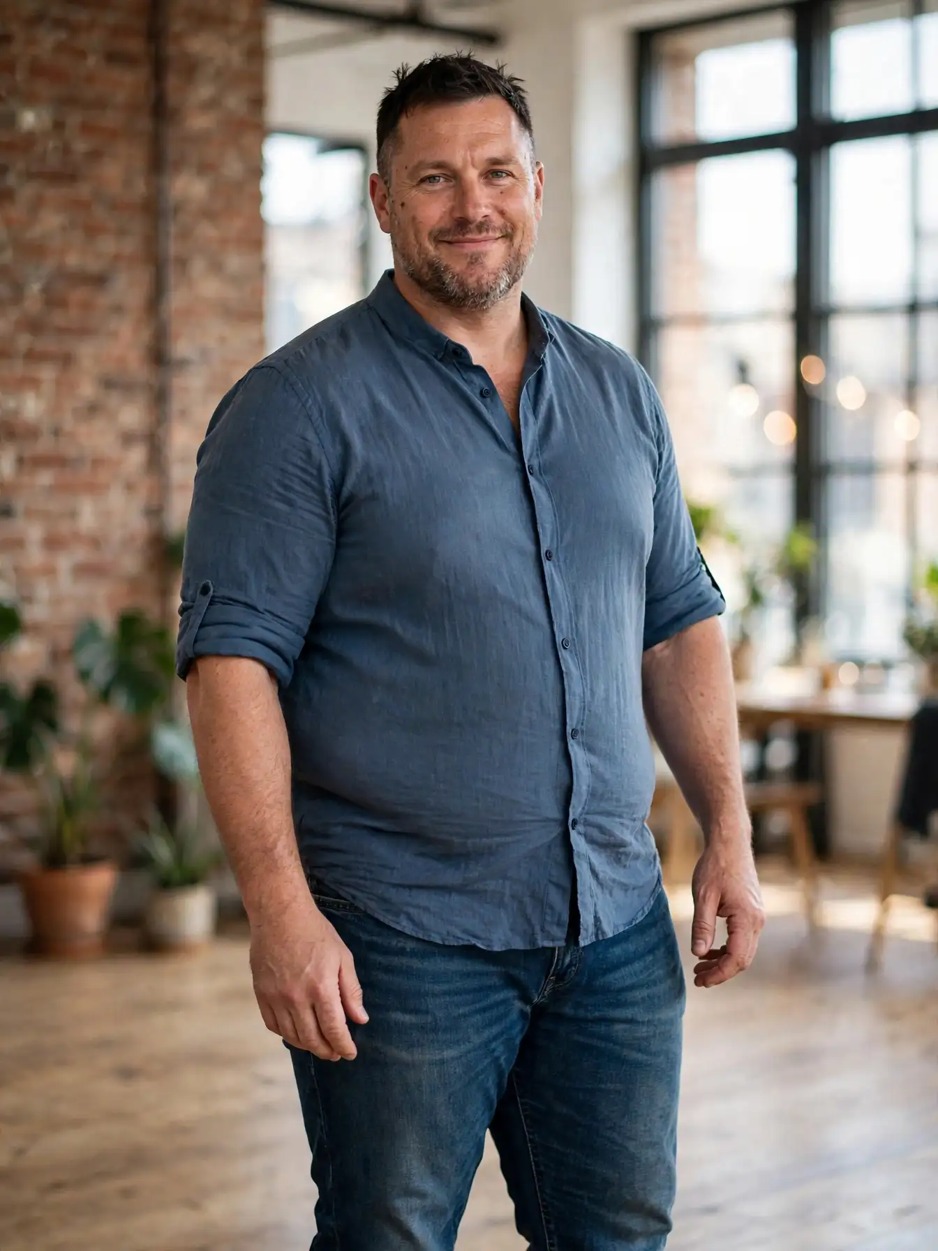 Athletic Fit Jeans That Look Good on Curvy Men