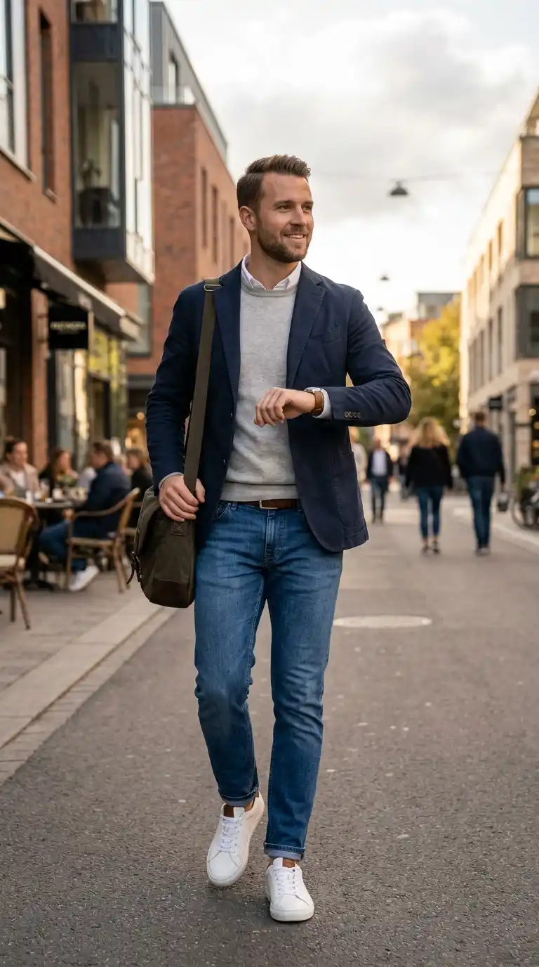 7‑Day Minimalist Wardrobe for Men Over 40 (No Fashion Stress) 5 Day 2 — Creating a Smart Casual Look Without Looking Overdressed