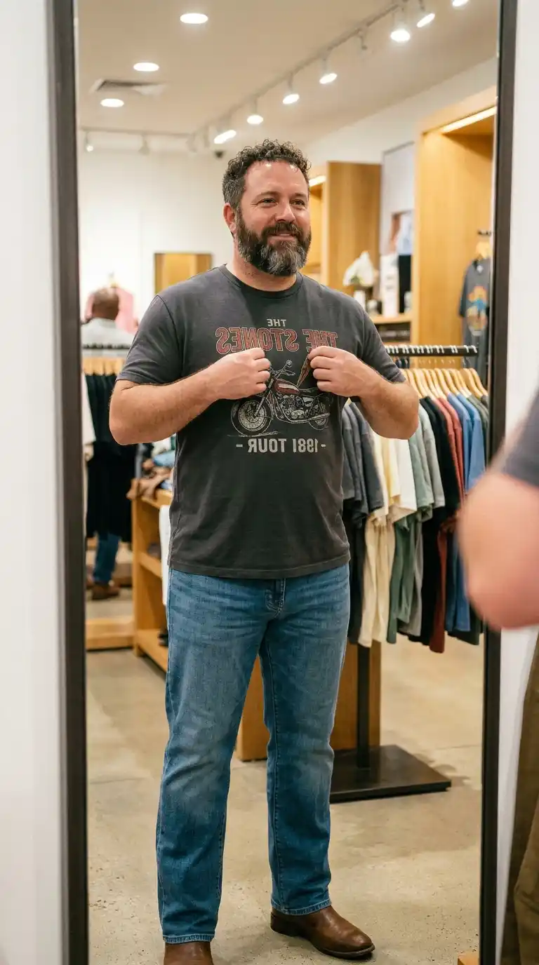 20 Curvy-Friendly Graphic Tees for Curvy Men Over 40 3 How to Choose the Best Graphic Tees for Curvy Men