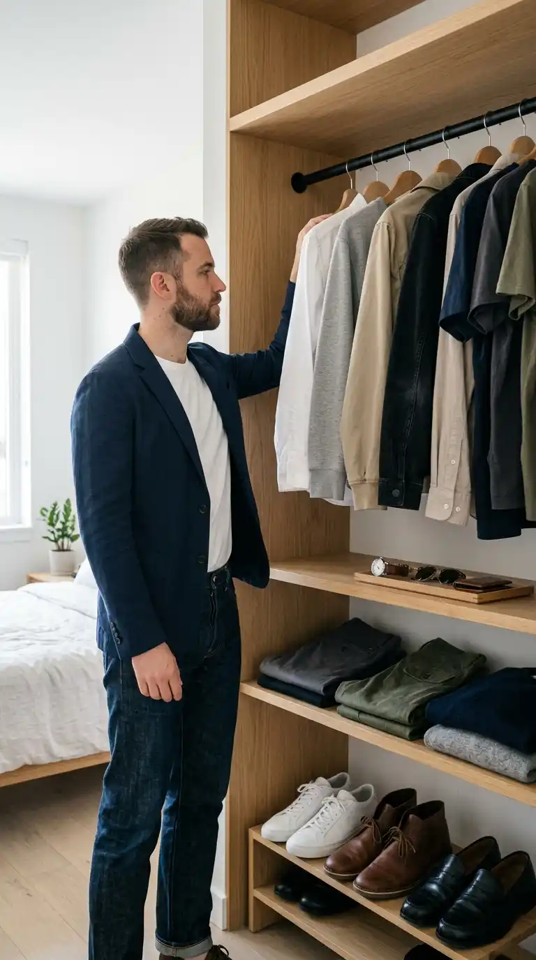 7‑Day Minimalist Wardrobe for Men Over 40 (No Fashion Stress) 3 The Core Philosophy Behind a Minimalist Men’s Wardrobe