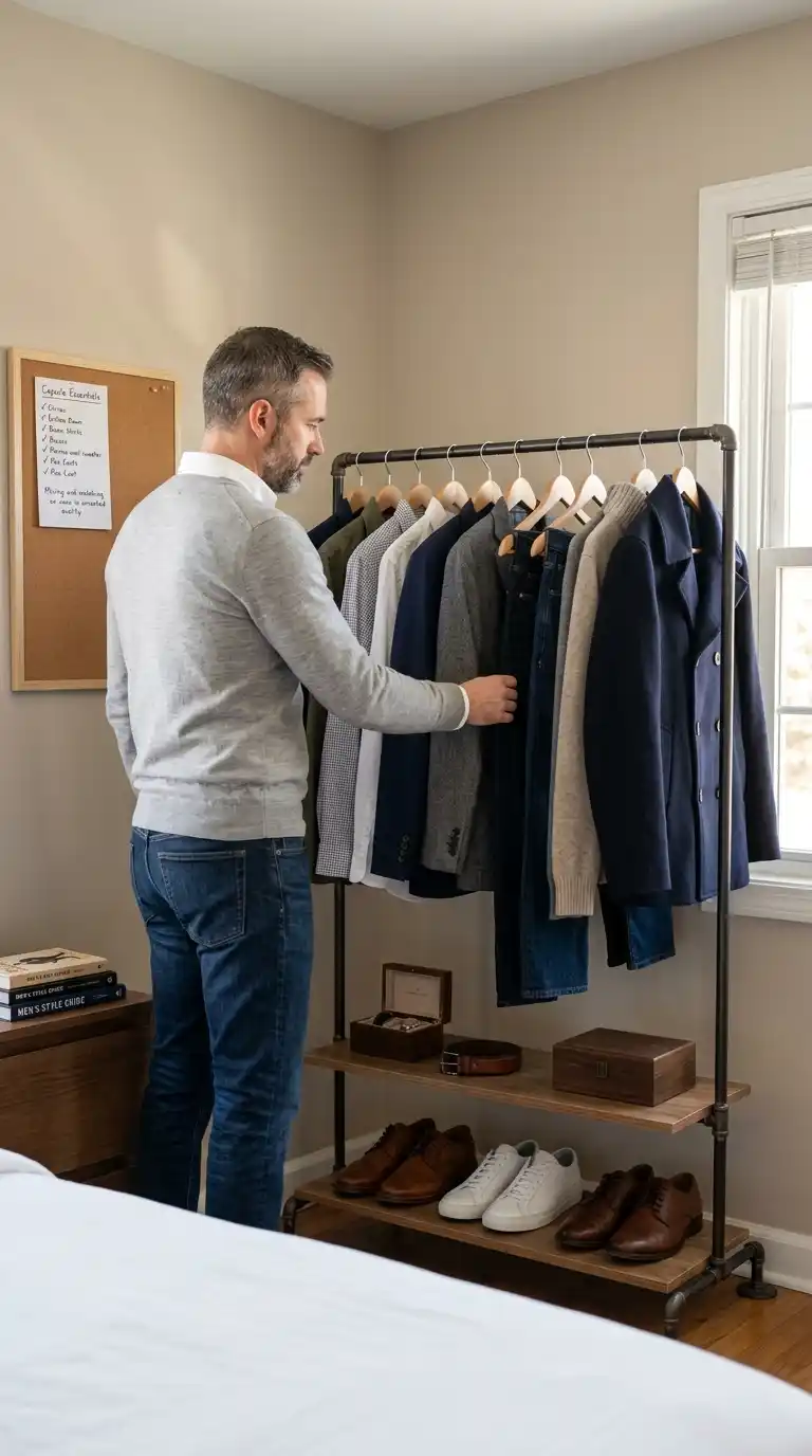 The Wardrobe Edit: 11 Minimalist Outfits for Men That Actually Work 3 The Smart Way to Build a Capsule Wardrobe Without Overspending