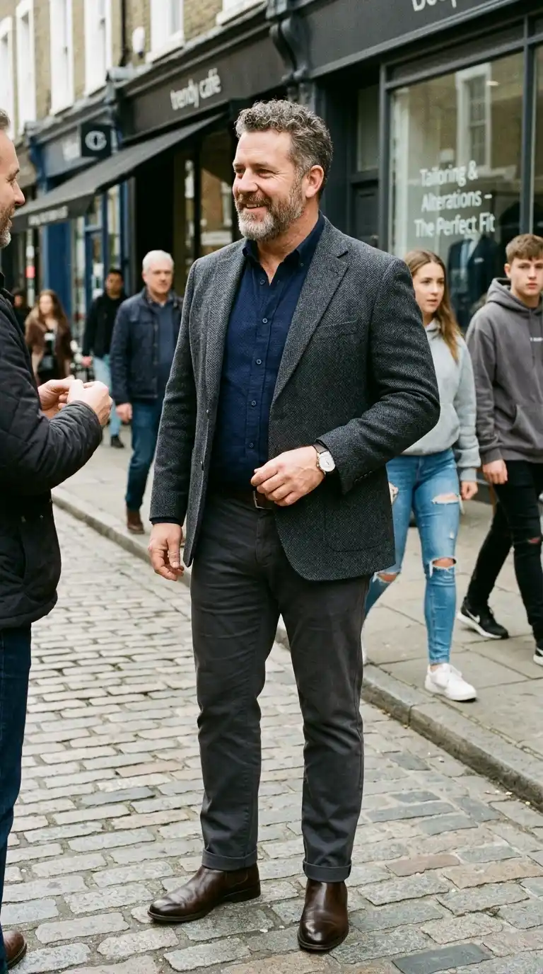 Why Fit Matters More Than Fashion Trends for Curvy Men Over 40