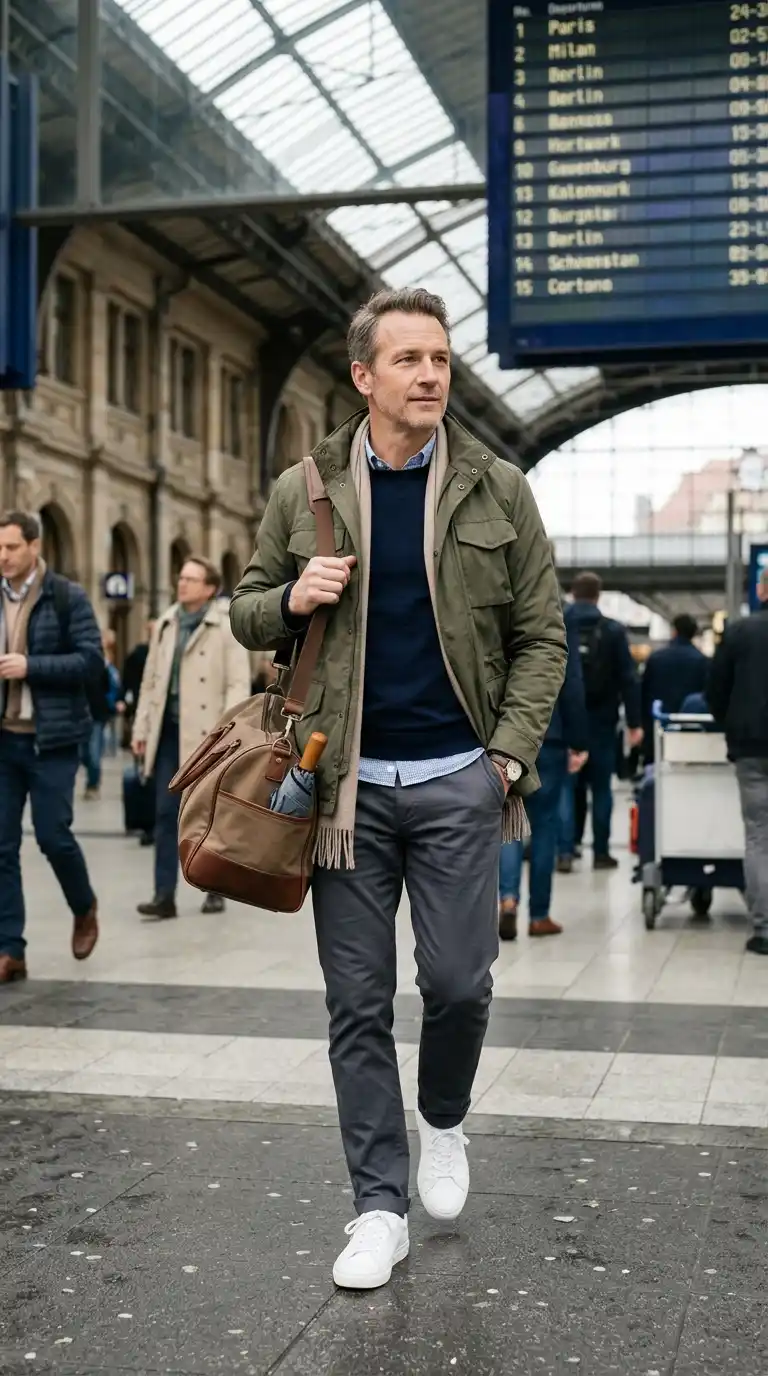 20 Men’s Travel Outfit Ideas for Spring Vacations 3 Why Spring Travel Style Requires Smarter Outfit Planning