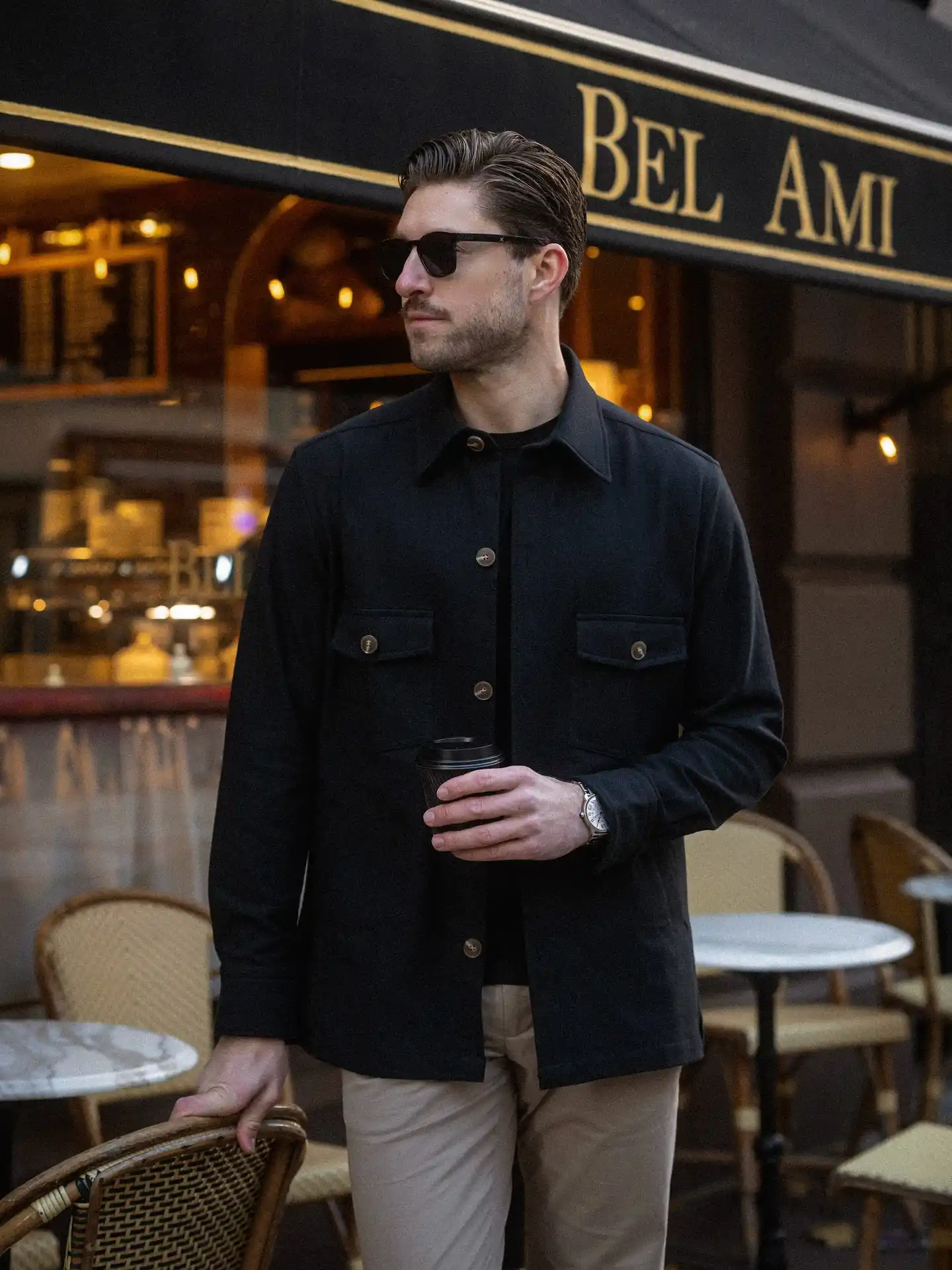 15 Curated Outfits for Men’s City‑Break Trips 13 12. Smart Utility Overshirt Combination