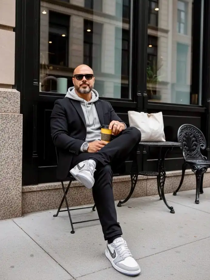 19 Best Men’s Sneakers for Travel (Lightweight, Walk‑All‑Day Picks) 11 A Low-Top That Bridges Blazer and Hoodie