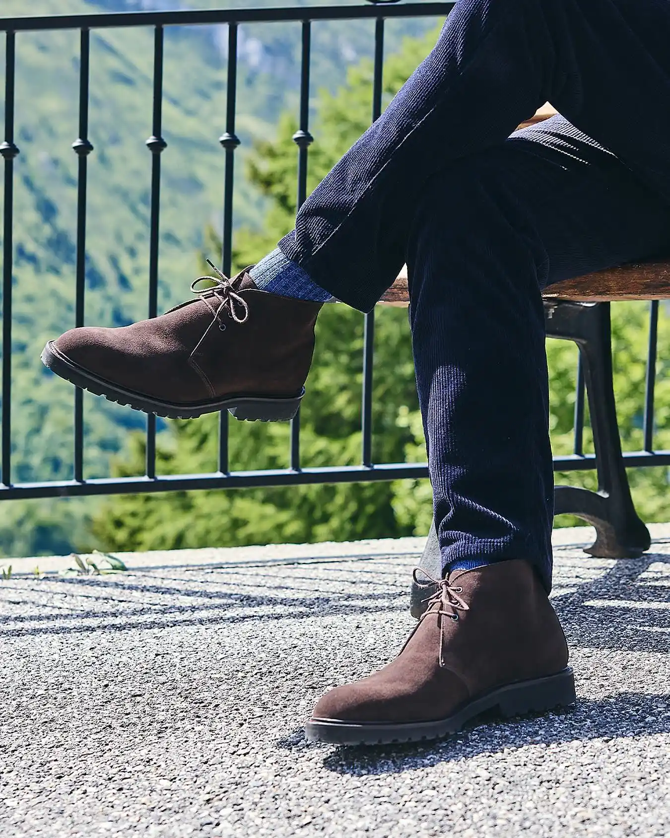15 Shoe Styles That Complement Tall Men (Balance Height) 6 5. Suede Chukka Boots