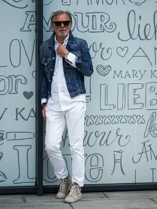 11. The Denim Jacket and All White Base