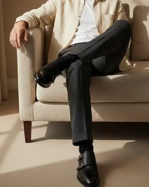 15 Shoe Styles That Complement Tall Men (Balance Height) 12 11. Double Monk Strap Shoes
