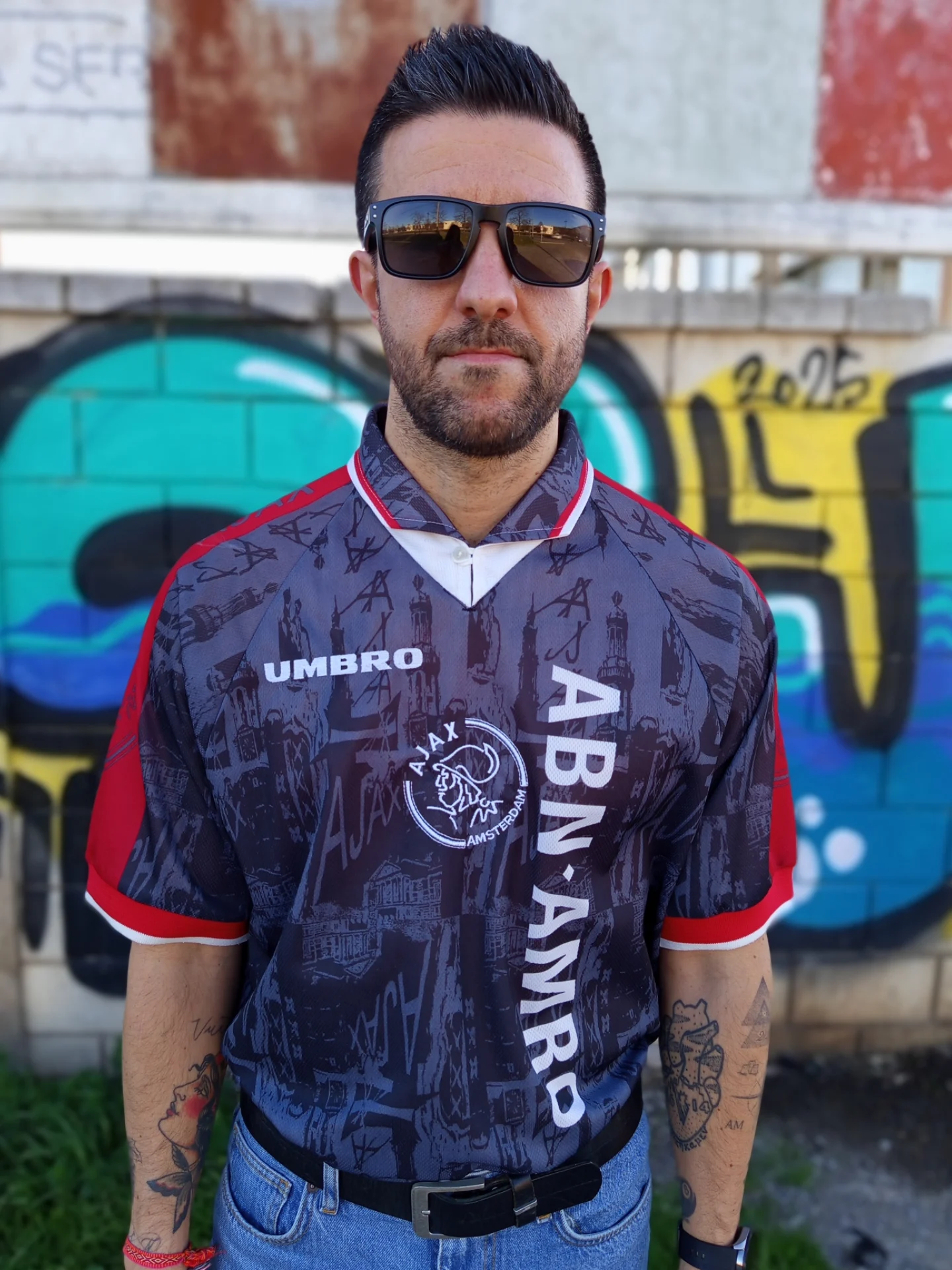 10 Soccer Jersey Outfit Men Streetwear Looks to Copy Right Now 6 5. Graphic Ajax Amsterdam Jersey