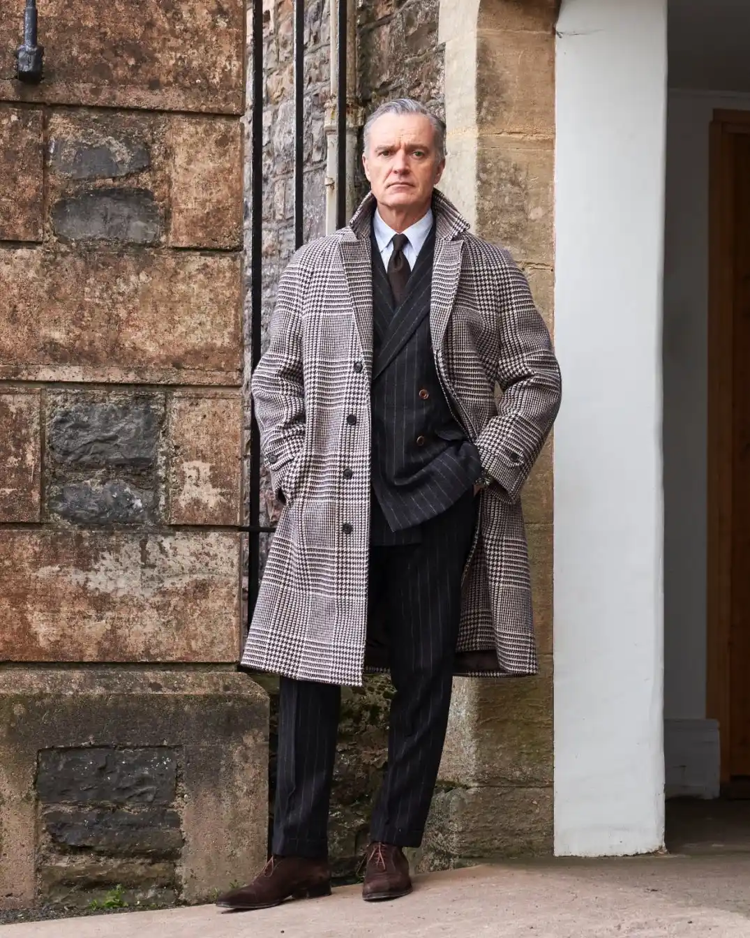 8. The Checked Wool Overcoat