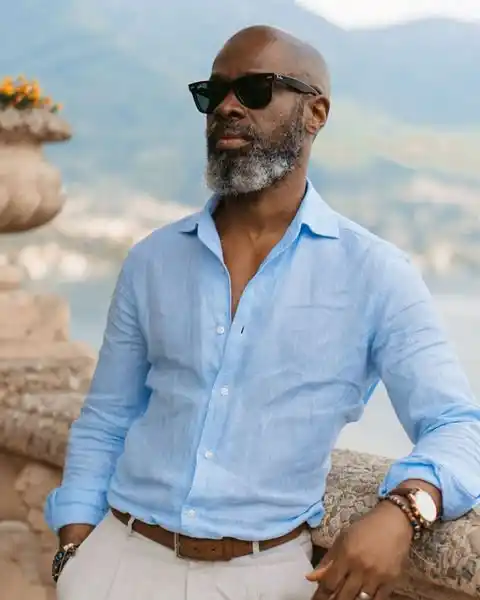 5. Linen Shirt and Light Chinos
