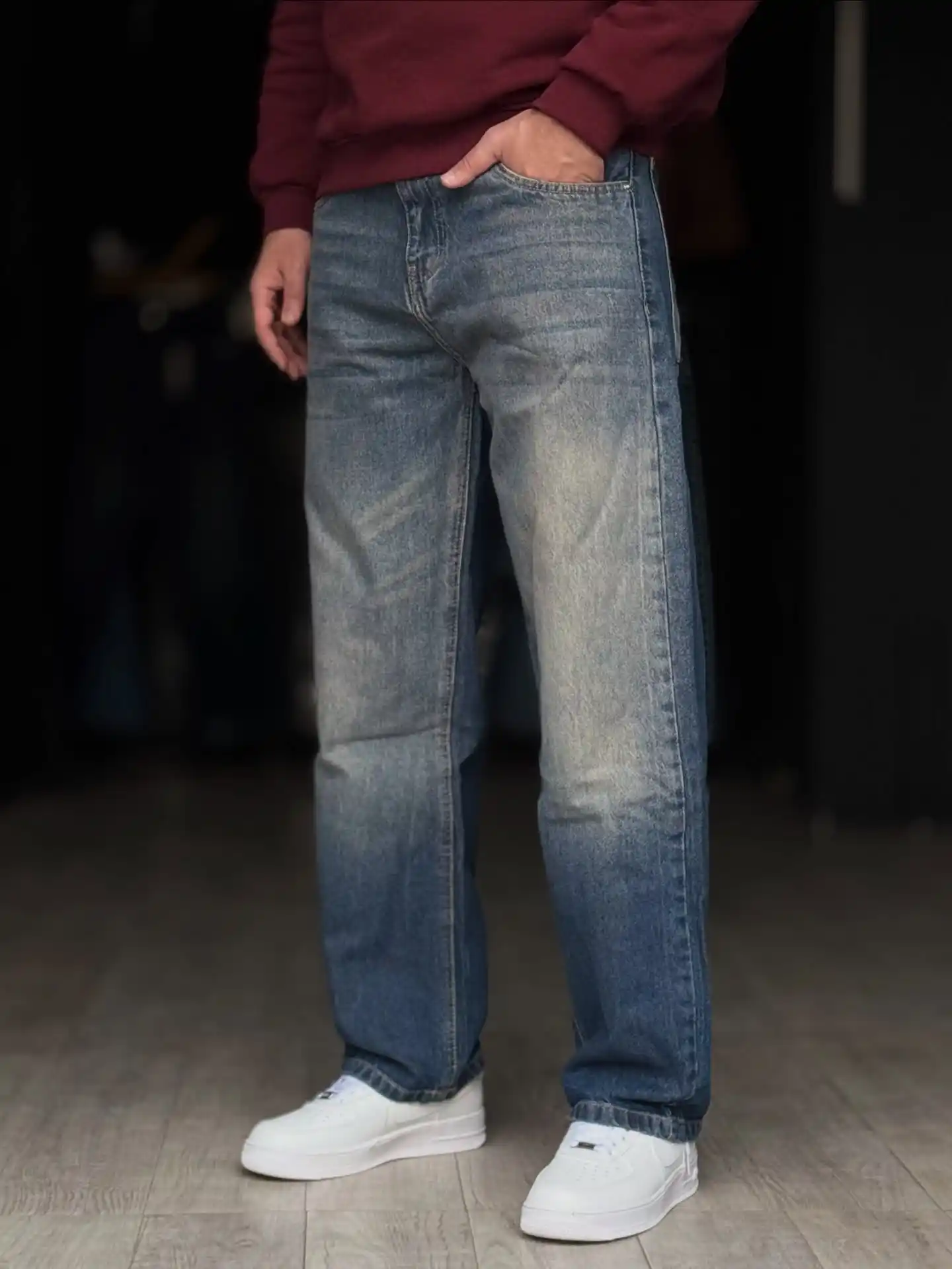 15 Jeans That Fit Tall Men (No Hemming Needed) 15 14. Mid Wash Vintage Straight Jeans