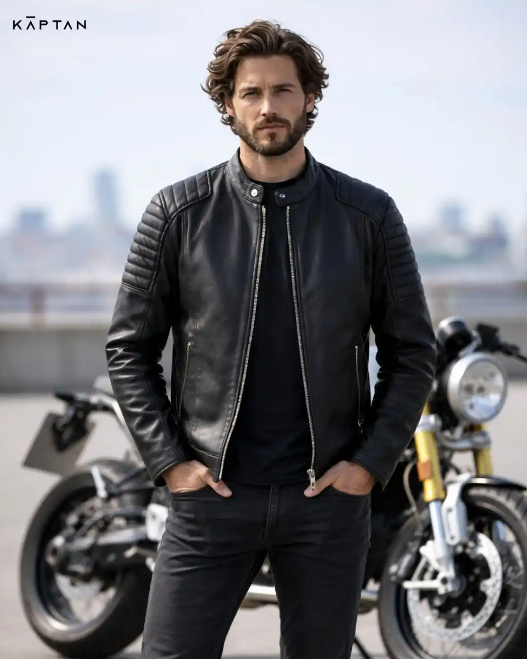 Tall Men’s Jacket Styles: 13 Looks That Elevate Any Outfit 7 6. Longline Biker Jacket