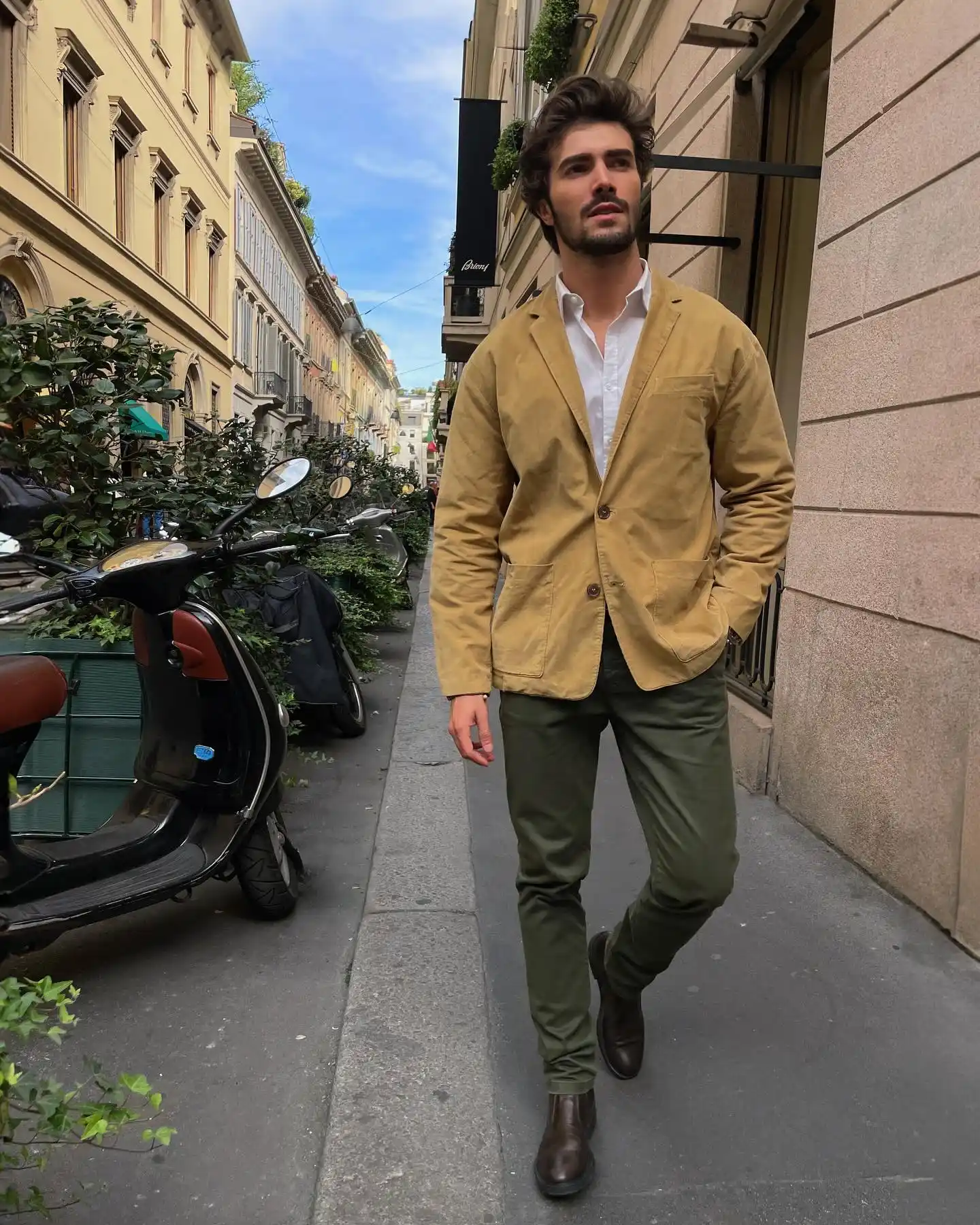1. The Earth Toned City Slicker Look