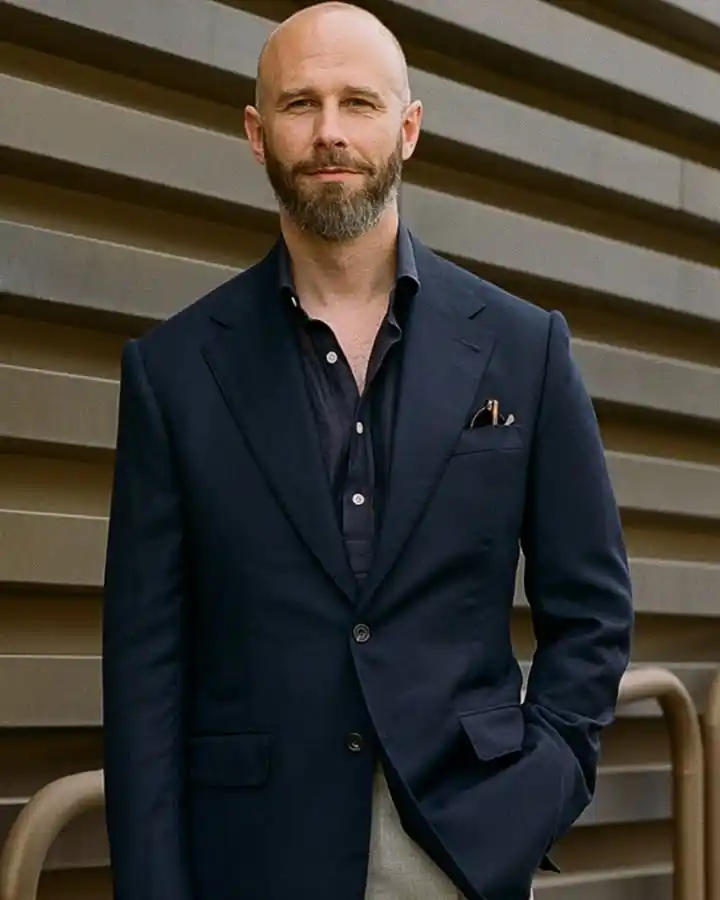 6. The Structured Navy Coat