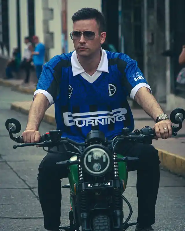 10 Soccer Jersey Outfit Men Streetwear Looks to Copy Right Now 9 8. Striped Biker Kit