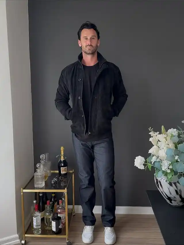15 Jeans That Fit Tall Men (No Hemming Needed) 2 1. Dark Straight Leg Jeans