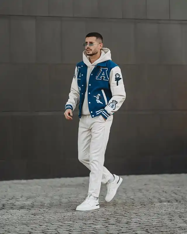 Tall Men’s Jacket Styles: 13 Looks That Elevate Any Outfit 6 5. Tall Men Varsity Jacket