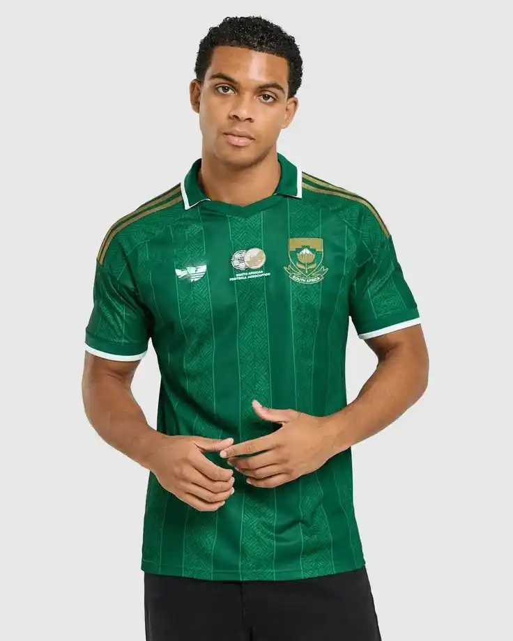5. Deep Green South Africa Jersey With Black Shorts