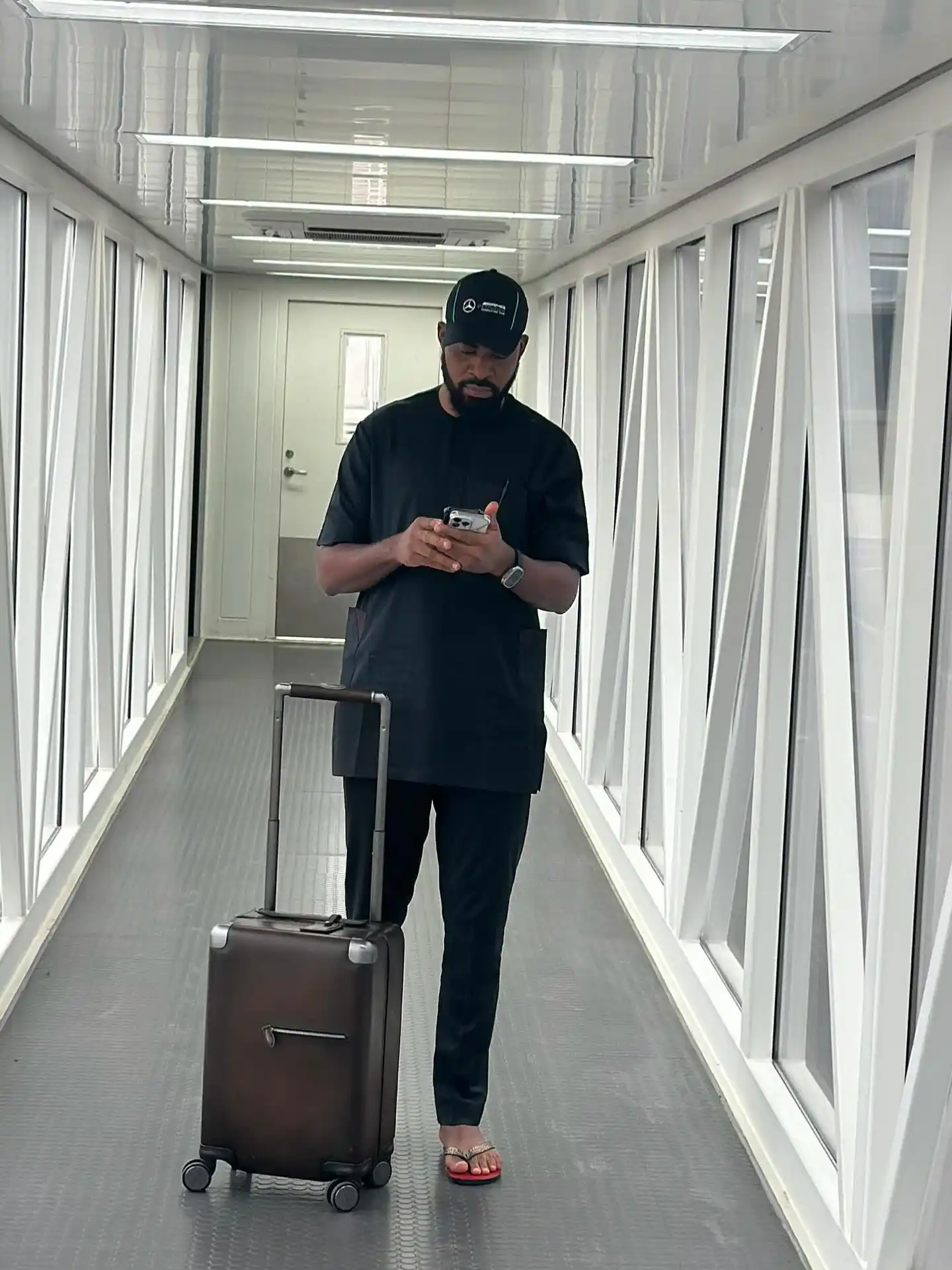 12. The Minimalist Tunic and Tailored Trousers Set