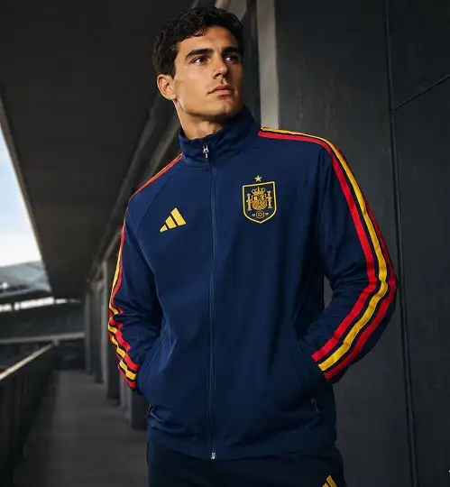 25 Soccer Jersey Outfit Men Business Casual Combos That Work 12 Navy Spain Track Jacket