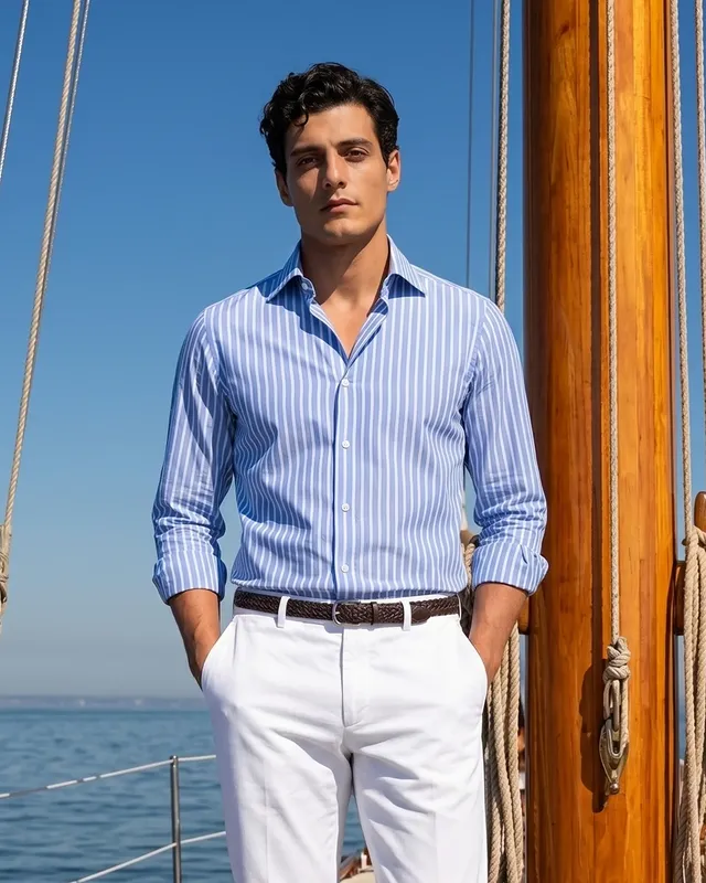 10. Riviera Striped Shirt