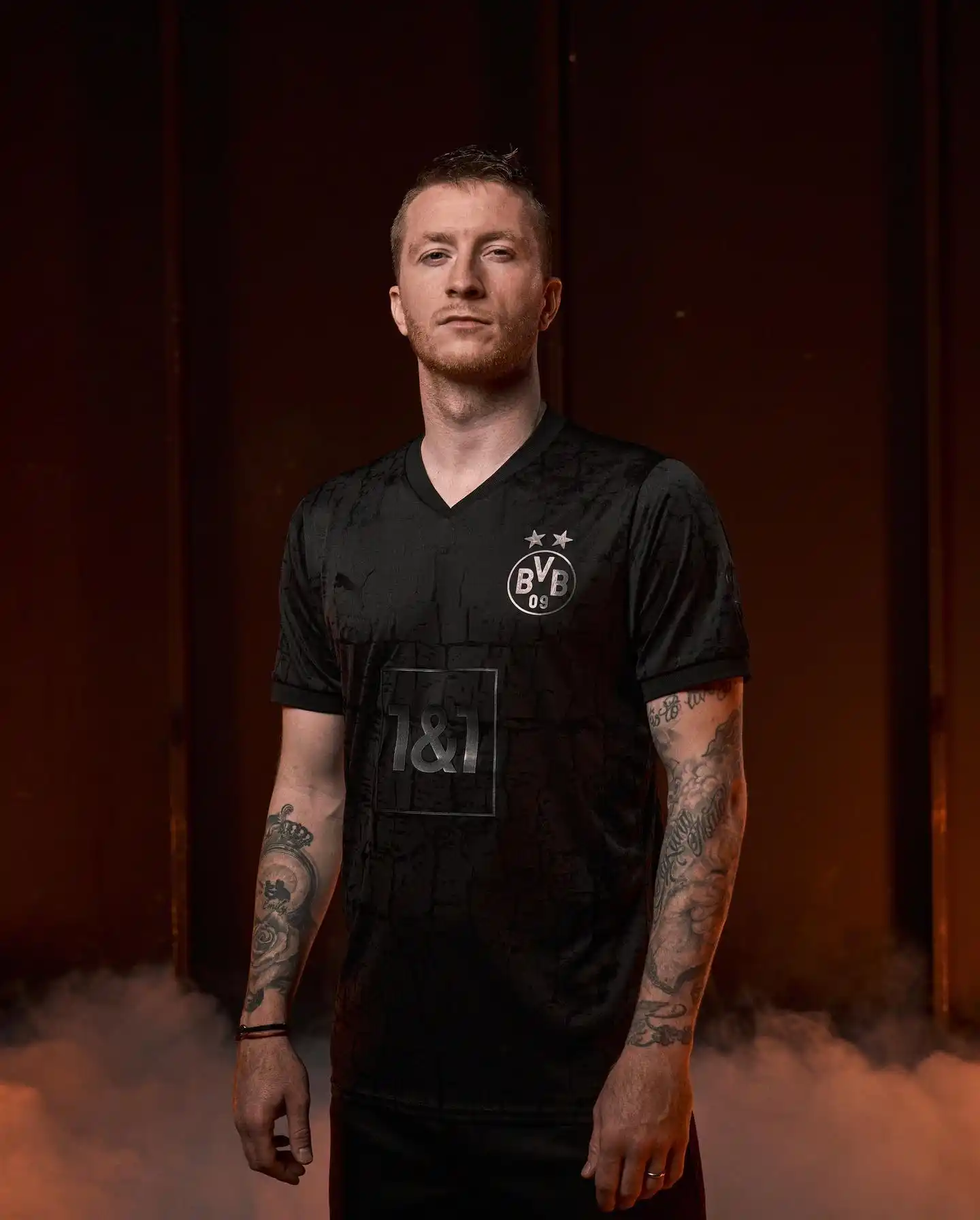 6. All Black Borussia Dortmund Puma Blackout Jersey With Black Pants
