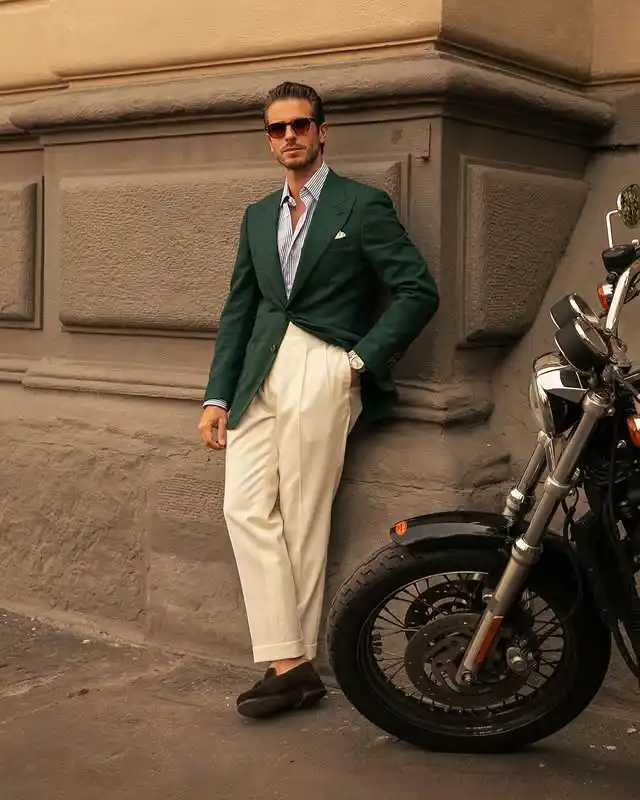 7. The Emerald Green Blazer