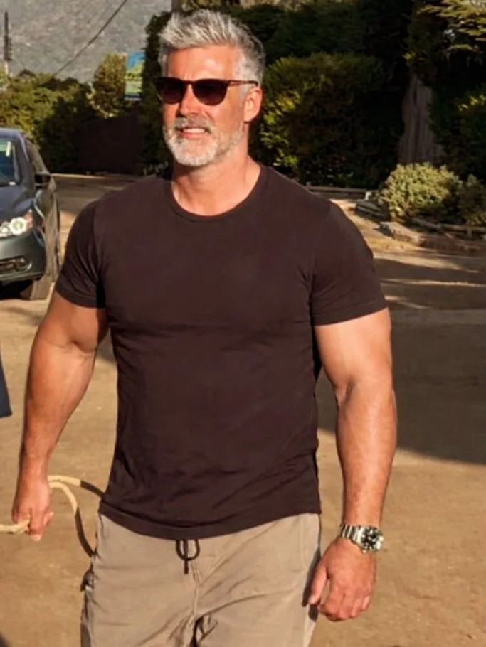 Grey Hair Styles for Men Over 50: 18 Looks That Command Respect 2 A Textured Grey Crop That Lets the Beard Take the Lead