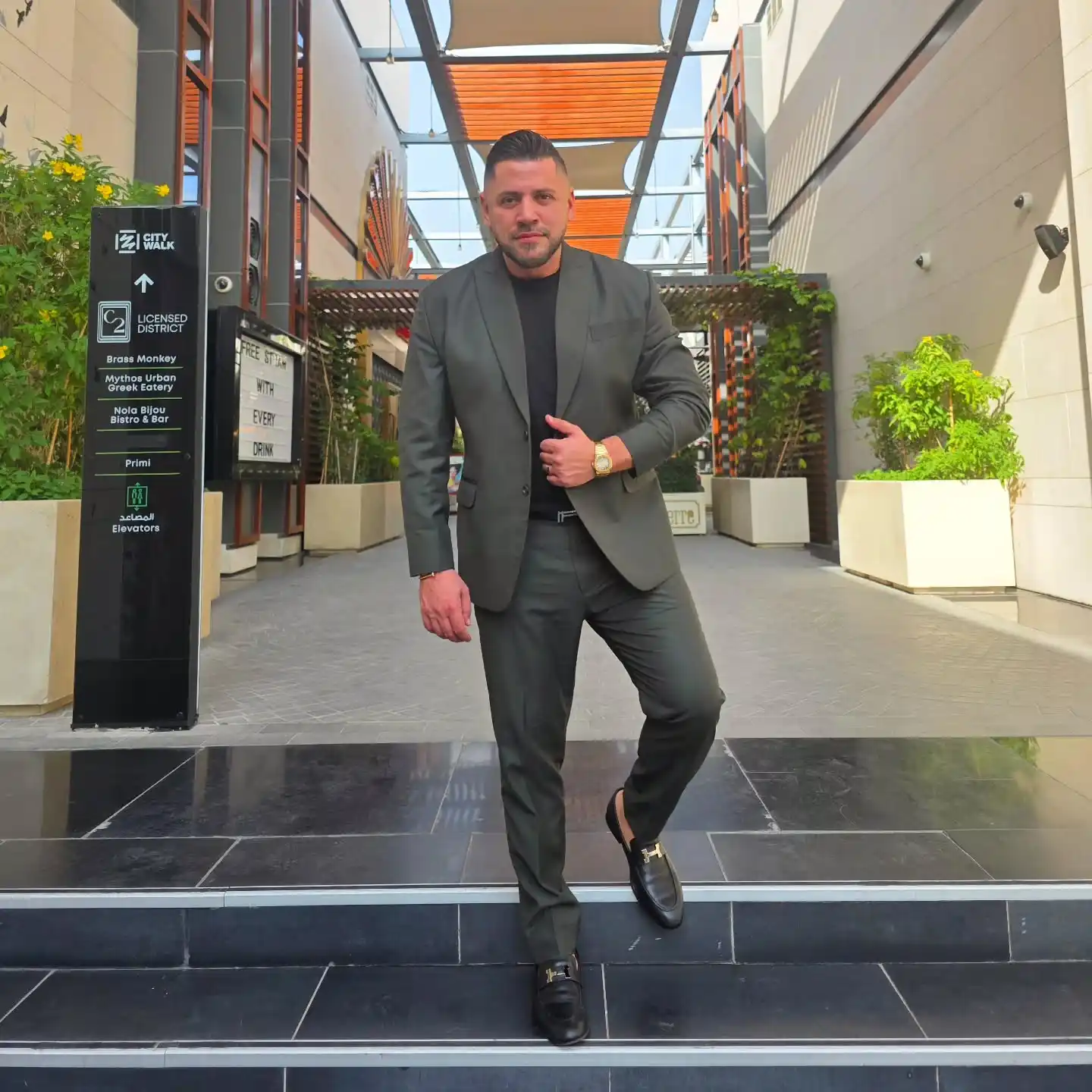 10. The Contemporary Olive Tailored Suit