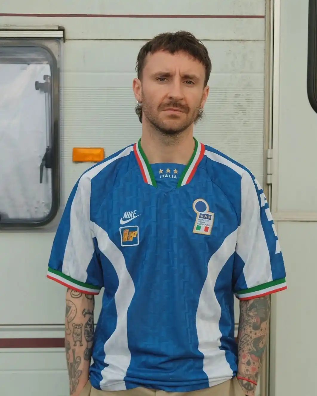 11. Vintage Italy Home Jersey With Khaki Trousers