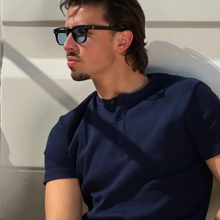 The Short Sleeve Henley for a Slightly Sharper Look