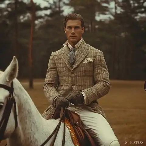 13 Classy Outfits Men Holiday Party Looks for Festive Season 8 7. Heritage Plaid Tweed Jacket and Cream Trousers