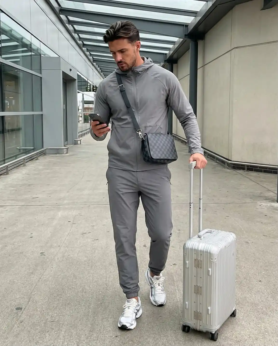 3. The Monochromatic Sleek Tracksuit