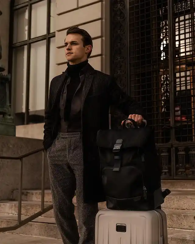 1. The Tailored Overcoat and Turtleneck Combo